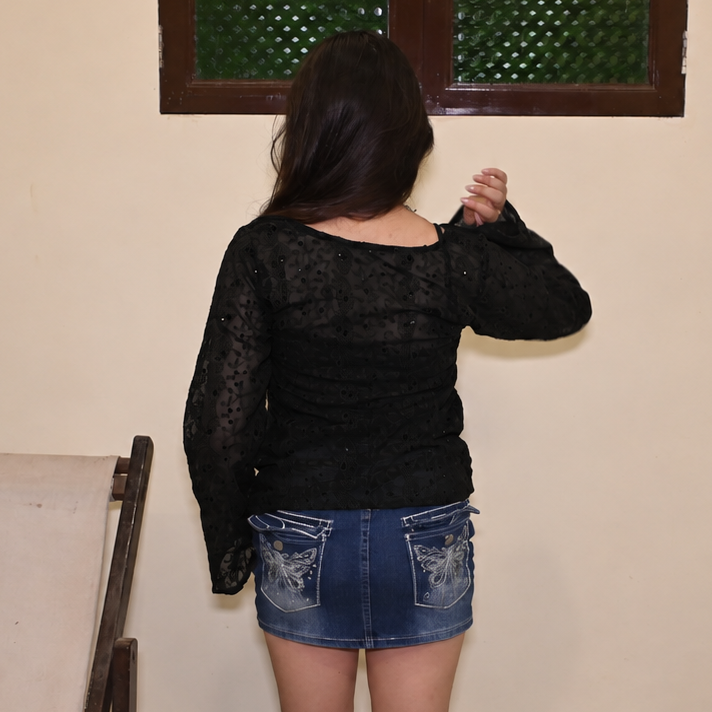VANESSA Sheer Top