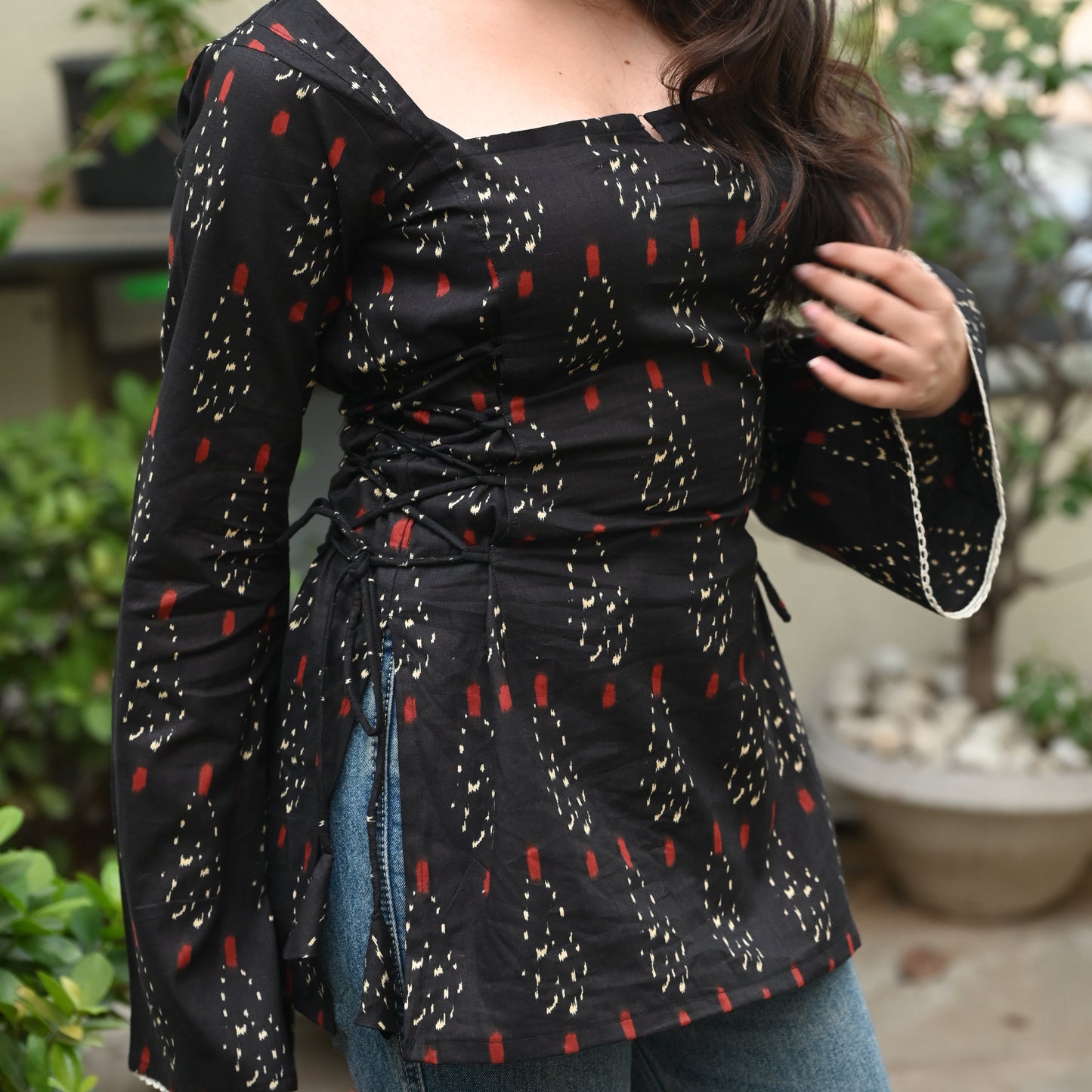 AARZOO Side Corset Kurti