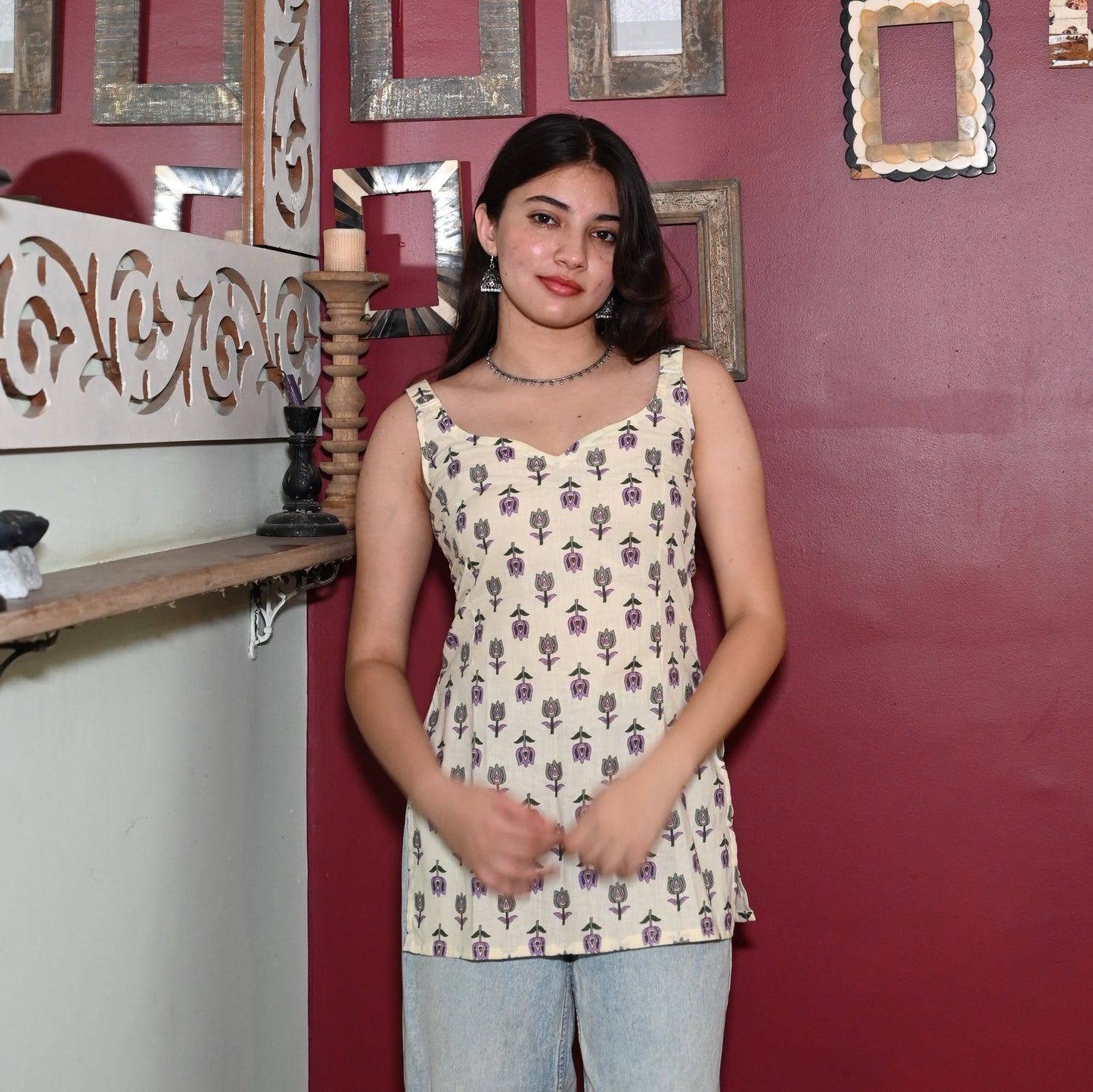 MAHIRA - Strap Kurti