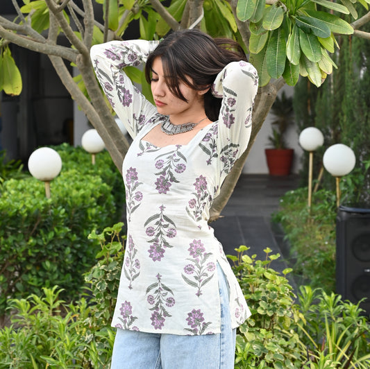 AANYA-Corset Back Kurti