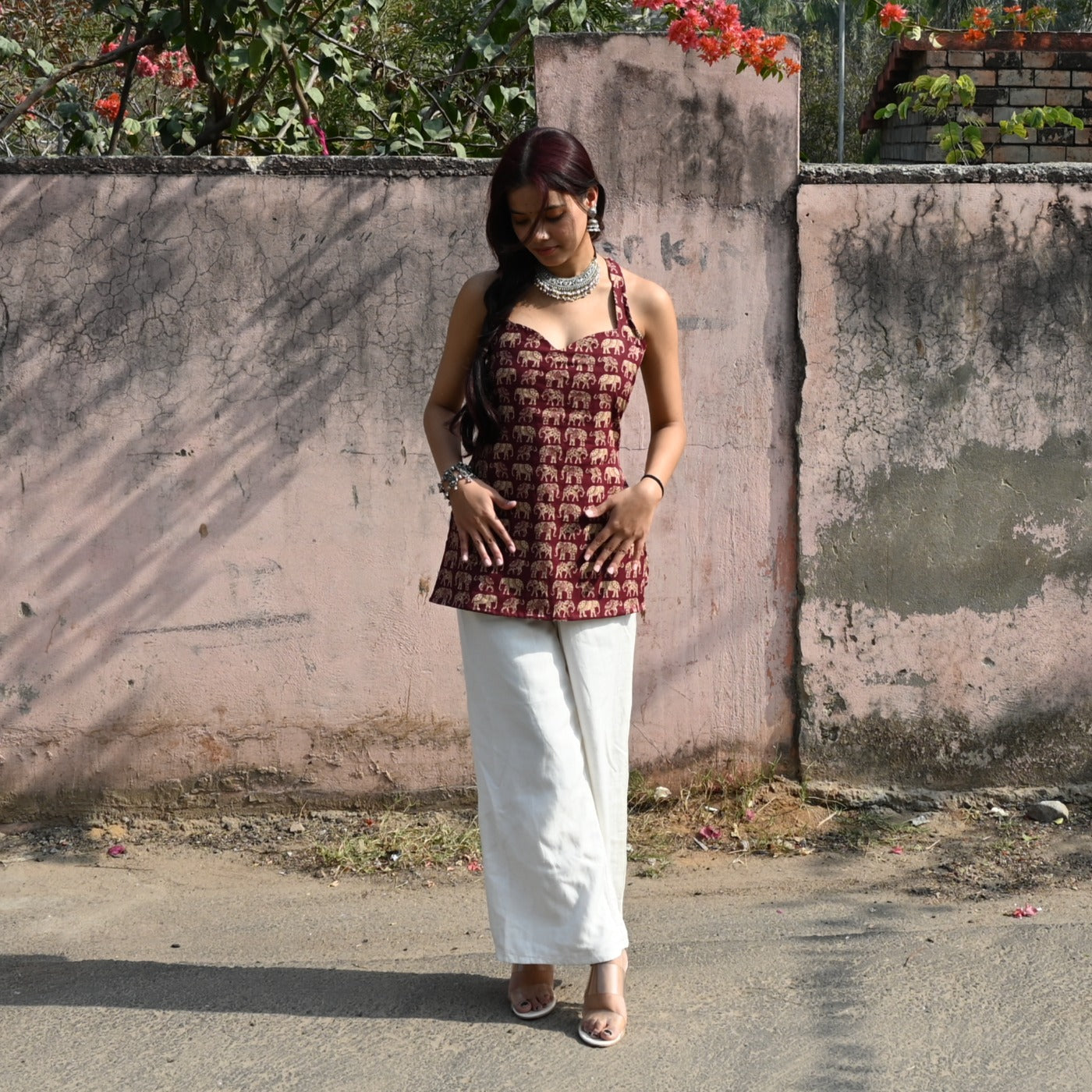 NIYA - Crisscross Back Kurti