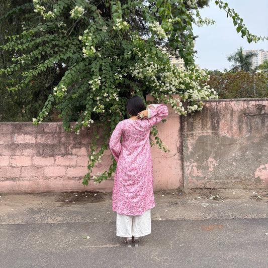 GULAB - Pashmina Pakistani Kurti