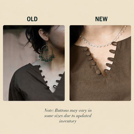 HEER - Solid Brown Kurti