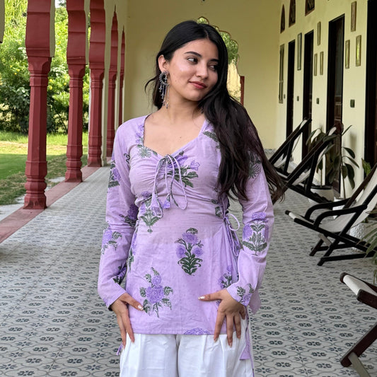 AASTHA Side Corset Kurti