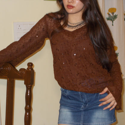 VERONICA - SHEER TOP
