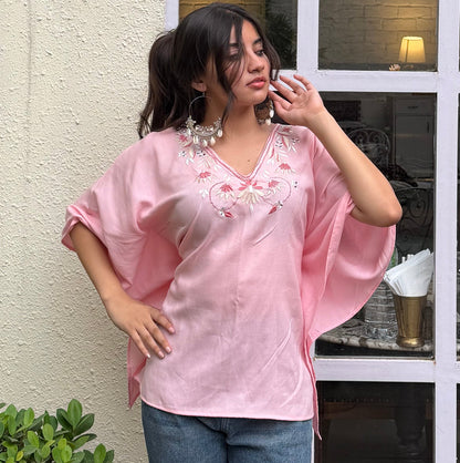 GULABO Dual Wear Embroidery Kaftan