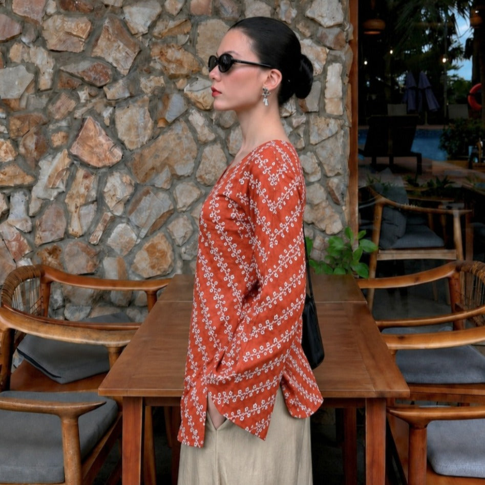 ANTRA-BELL SLEEVES KURTI