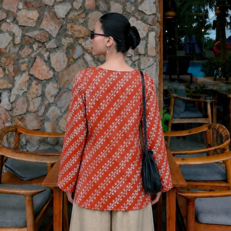 ANTRA-BELL SLEEVES KURTI