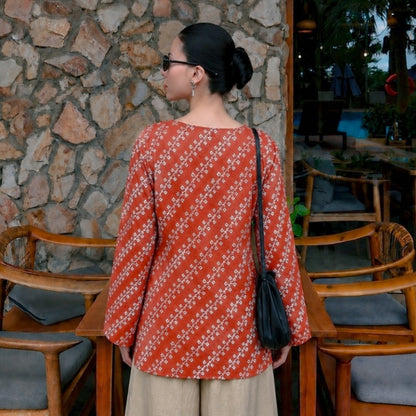 ANTRA-BELL SLEEVES KURTI
