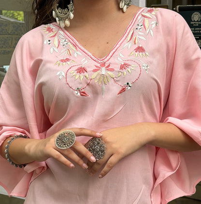 GULABO Dual Wear Embroidery Kaftan
