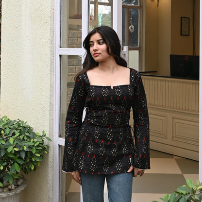 AARZOO Side Corset Kurti