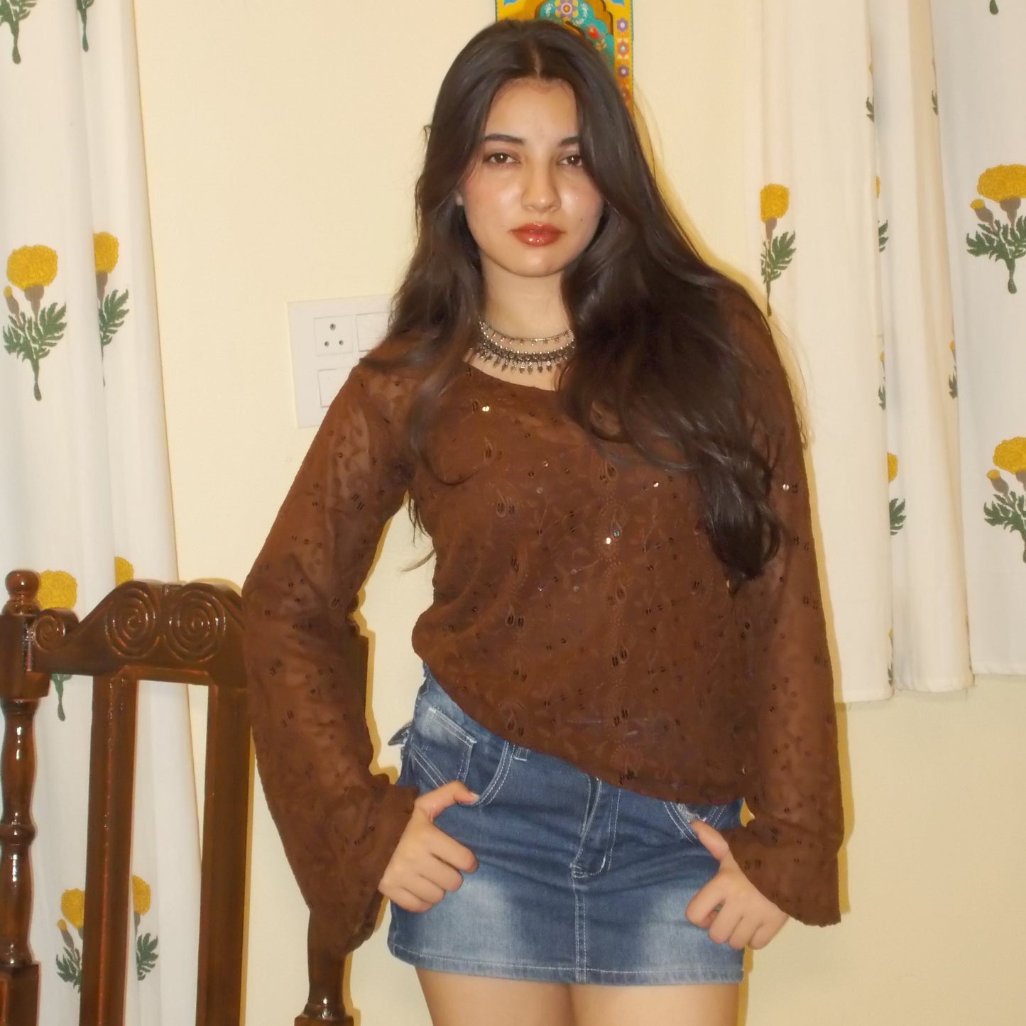 VERONICA - SHEER TOP