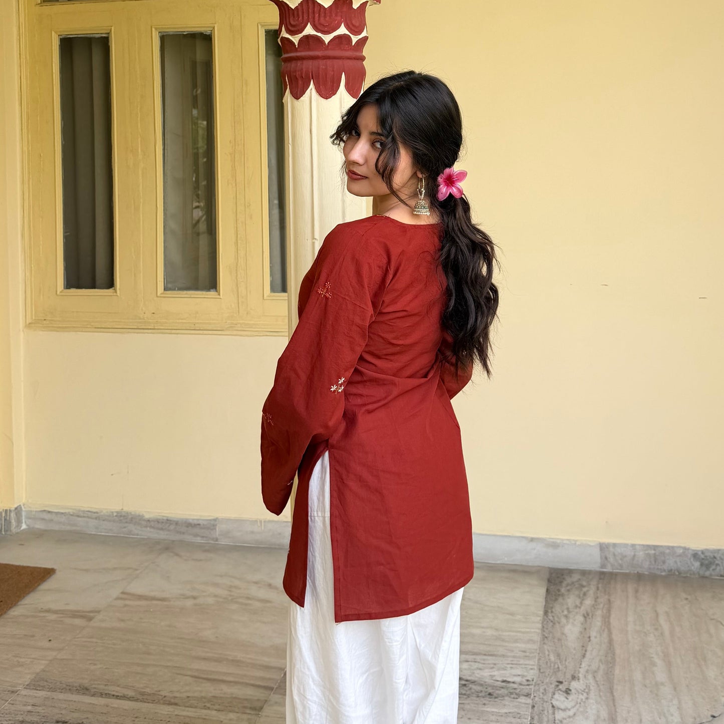 ZOYA- EMBROIDERED KURTA