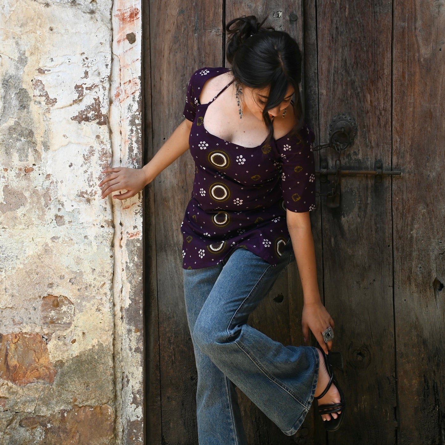 BEGUM-TIE UP BACK KURTI