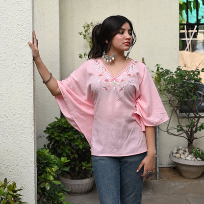 GULABO Dual Wear Embroidery Kaftan