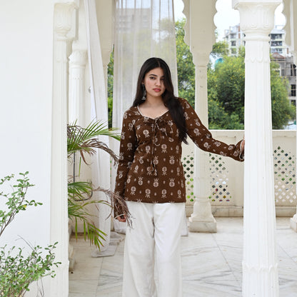HAYA Side Corset Kurti