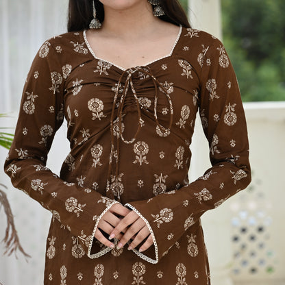 HAYA Side Corset Kurti