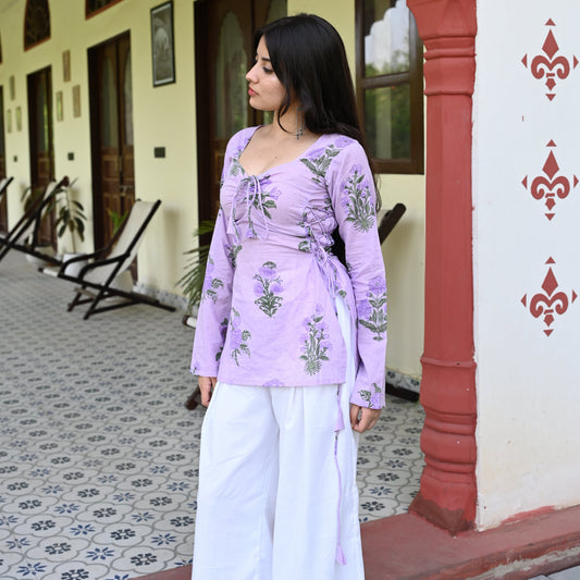 AASTHA Side Corset Kurti