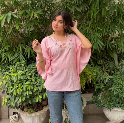 GULABO Dual Wear Embroidery Kaftan