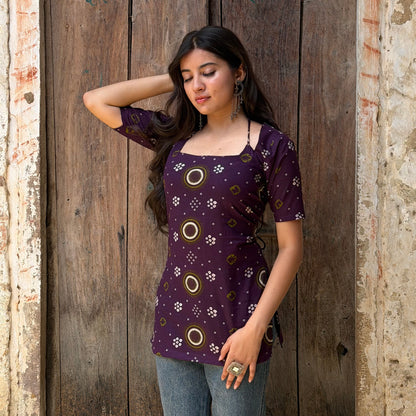 BEGUM-TIE UP BACK KURTI