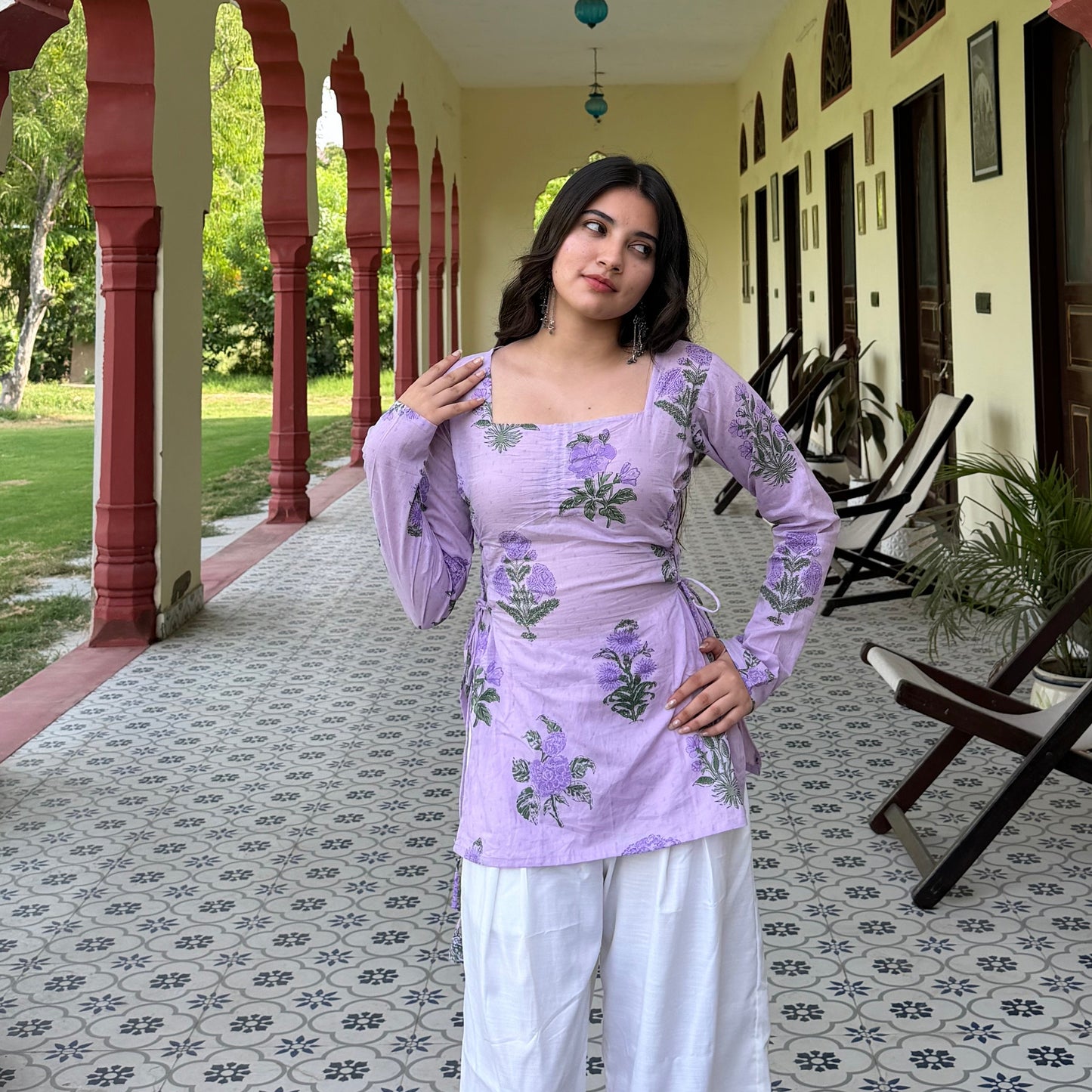 AASTHA - SIDE CORSET KURTI