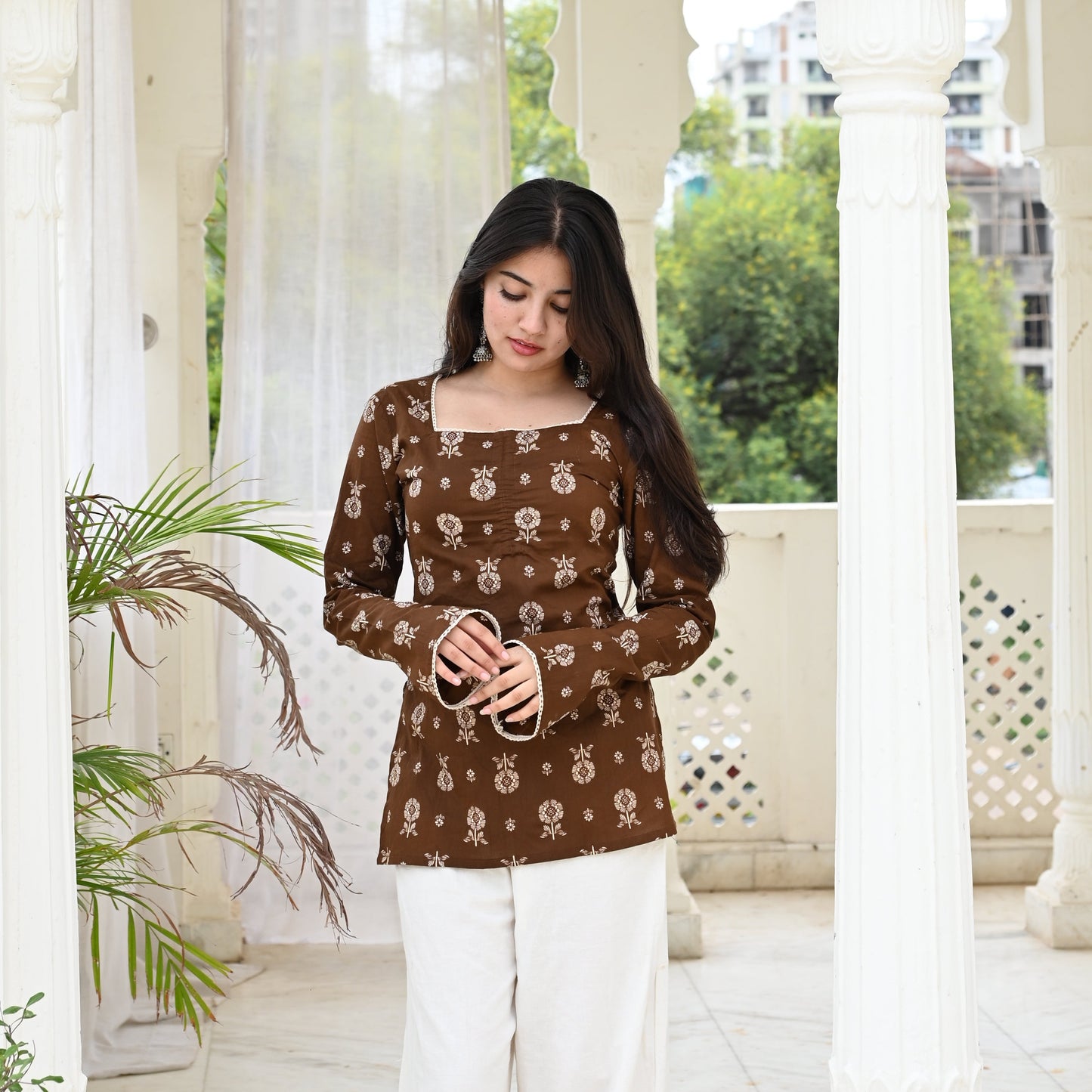 HAYA Side Corset Kurti
