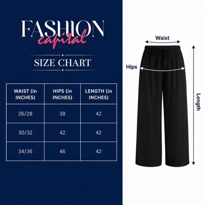 BLACK LINEN STYLE PANTS