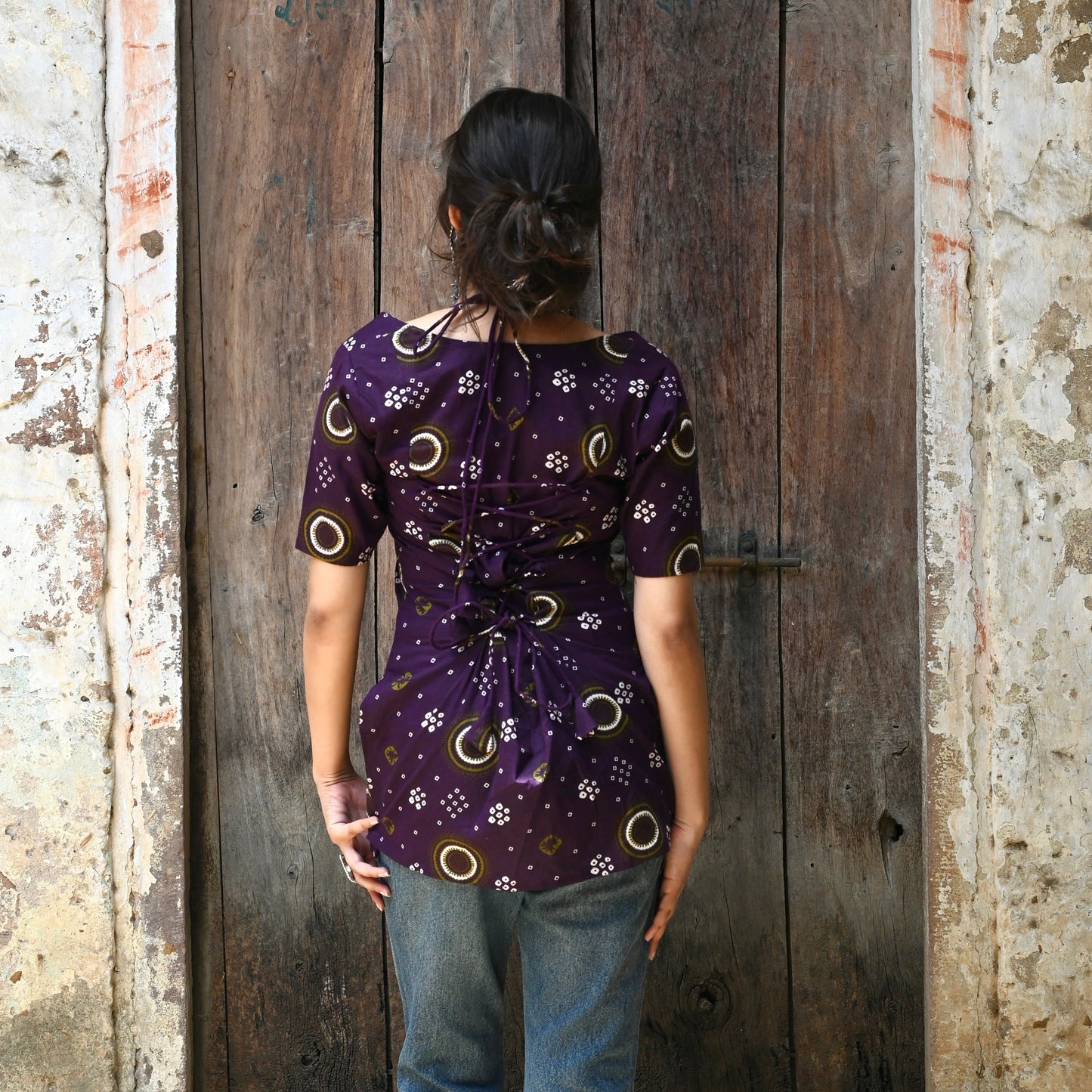 BEGUM-TIE UP BACK KURTI