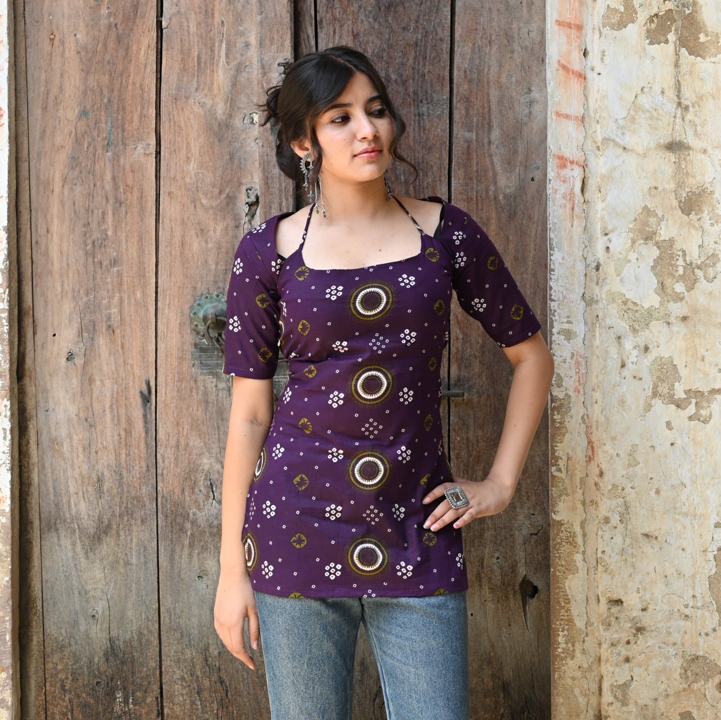 BEGUM-TIE UP BACK KURTI