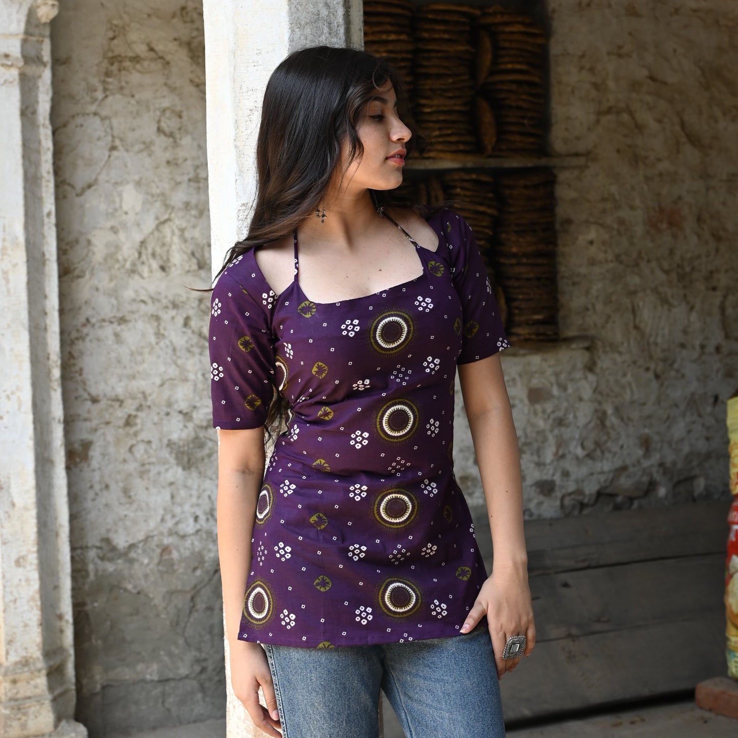BEGUM-TIE UP BACK KURTI