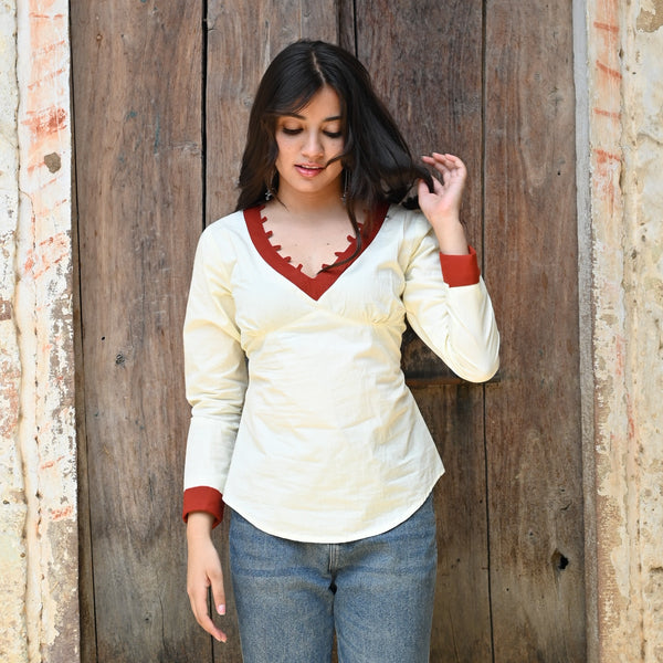 PEARL LOOP CORSET BACK TOP