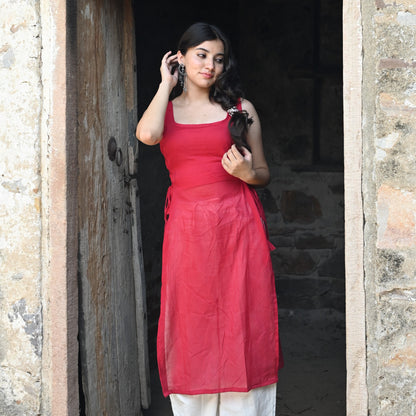 NAAZ-LONG MULMUL KURTA