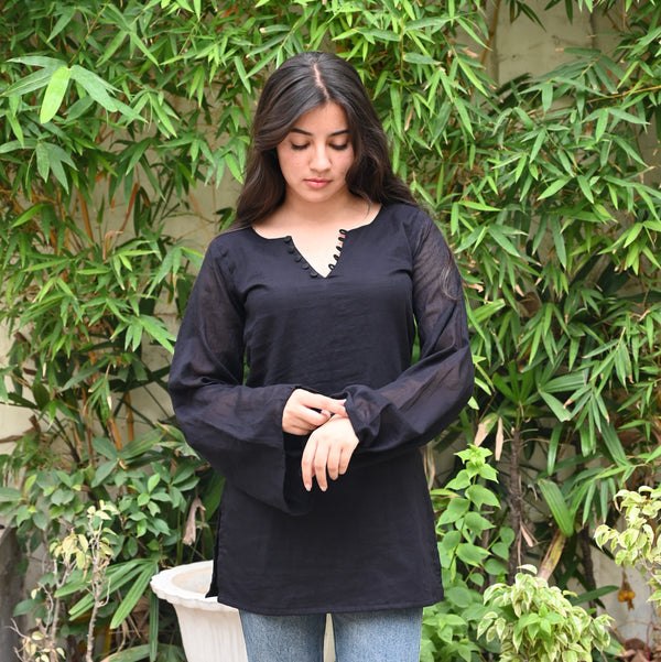 ELARA-MULMUL KURTI