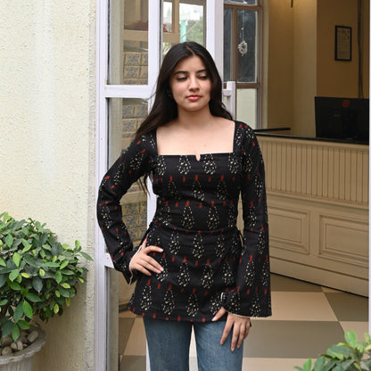 AARZOO Side Corset Kurti