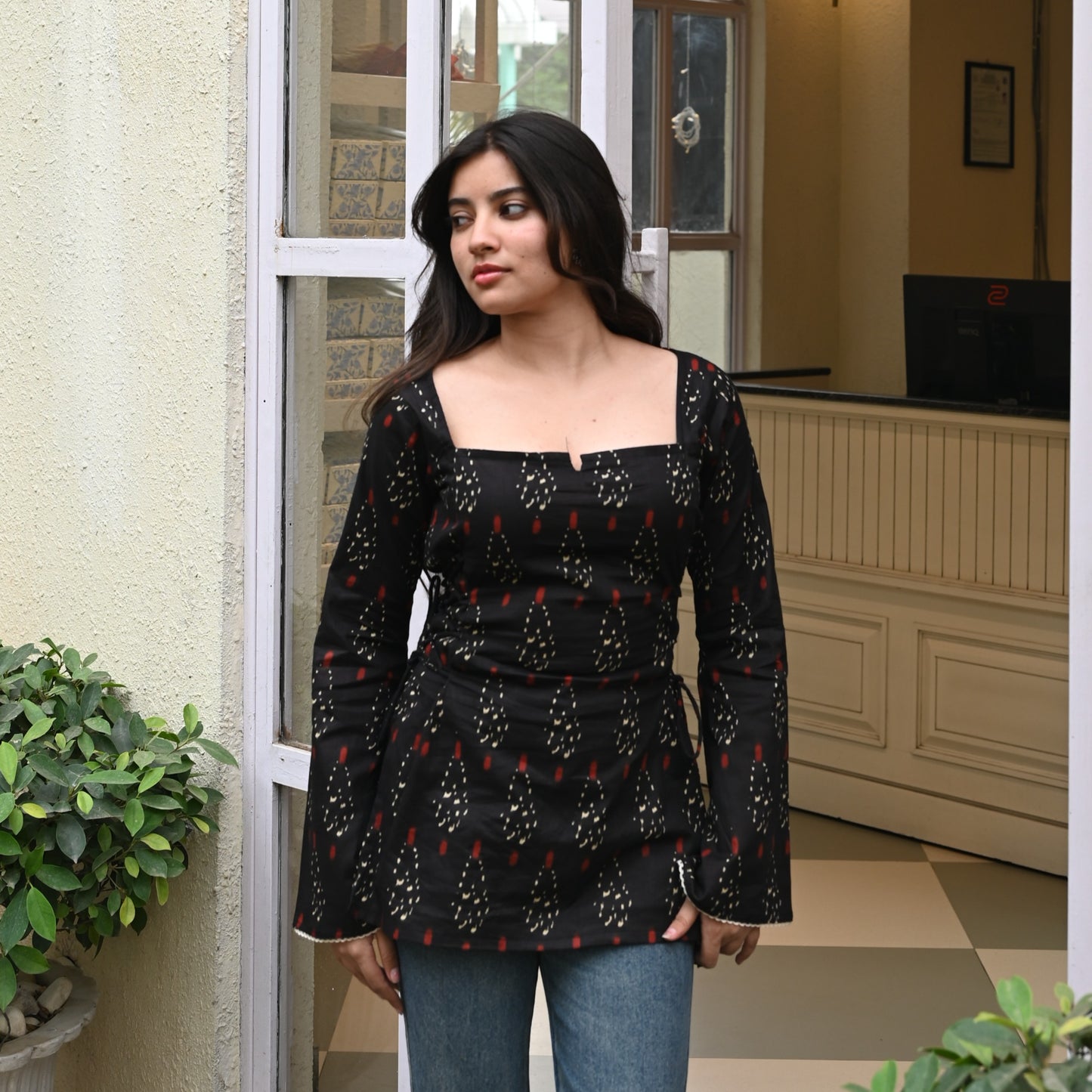 AARZOO Side Corset Kurti