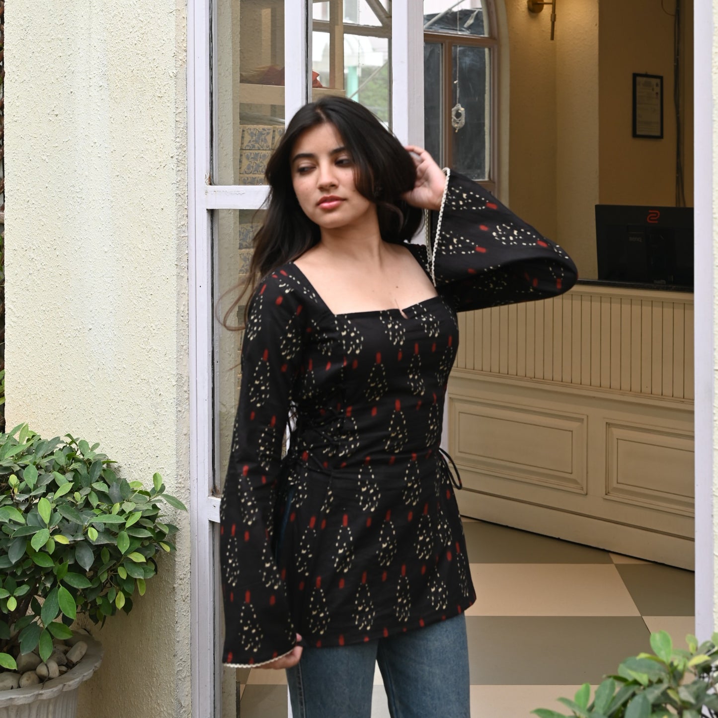 AARZOO Side Corset Kurti