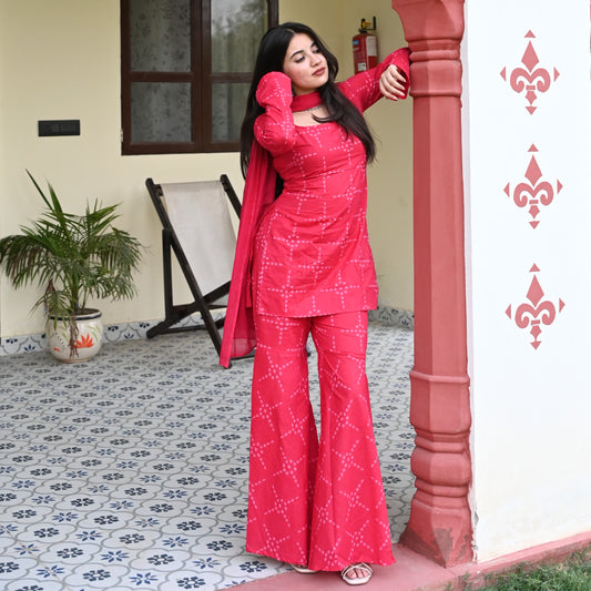 KAREENA 90's Style Three Piece Set