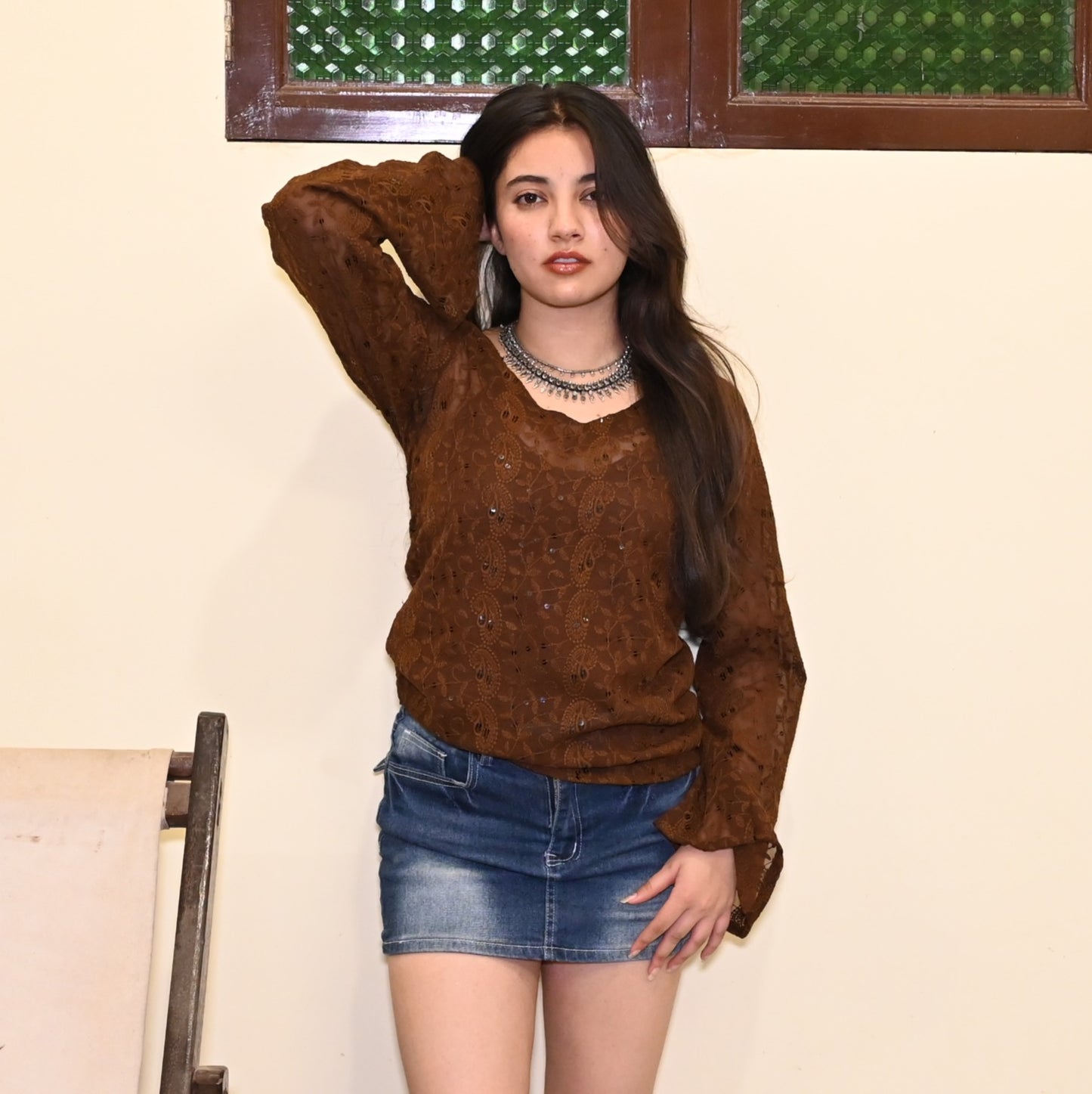 VERONICA - SHEER TOP