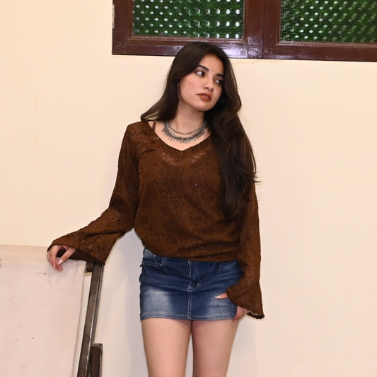 VERONICA Sheer Top