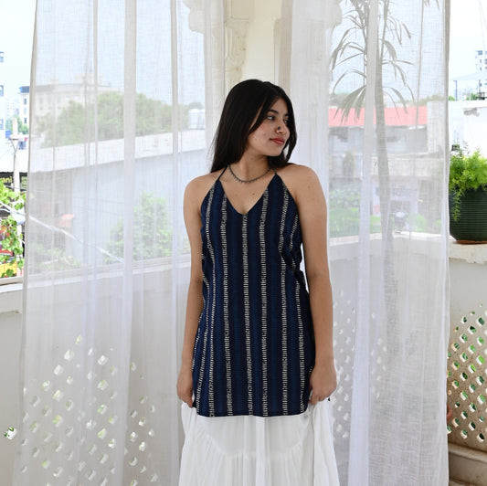 RIDA - Halter Neck Kurti