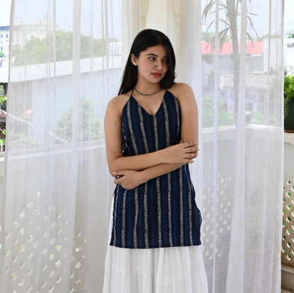 RIDA - Halter Neck Kurti