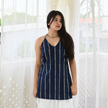 RIDA - Halter Neck Kurti