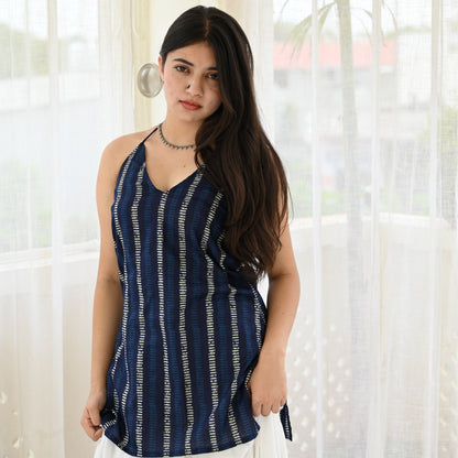 RIDA - Halter Neck Kurti