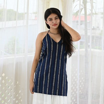 RIDA - Halter Neck Kurti
