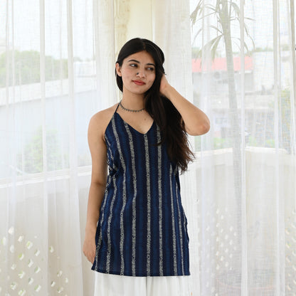 RIDA - Halter Neck Kurti