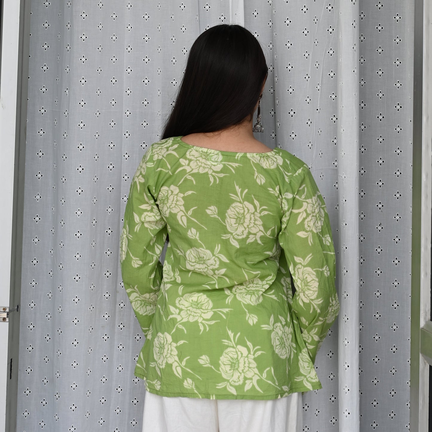 NARGIZ - BELL SLEEVES TOP