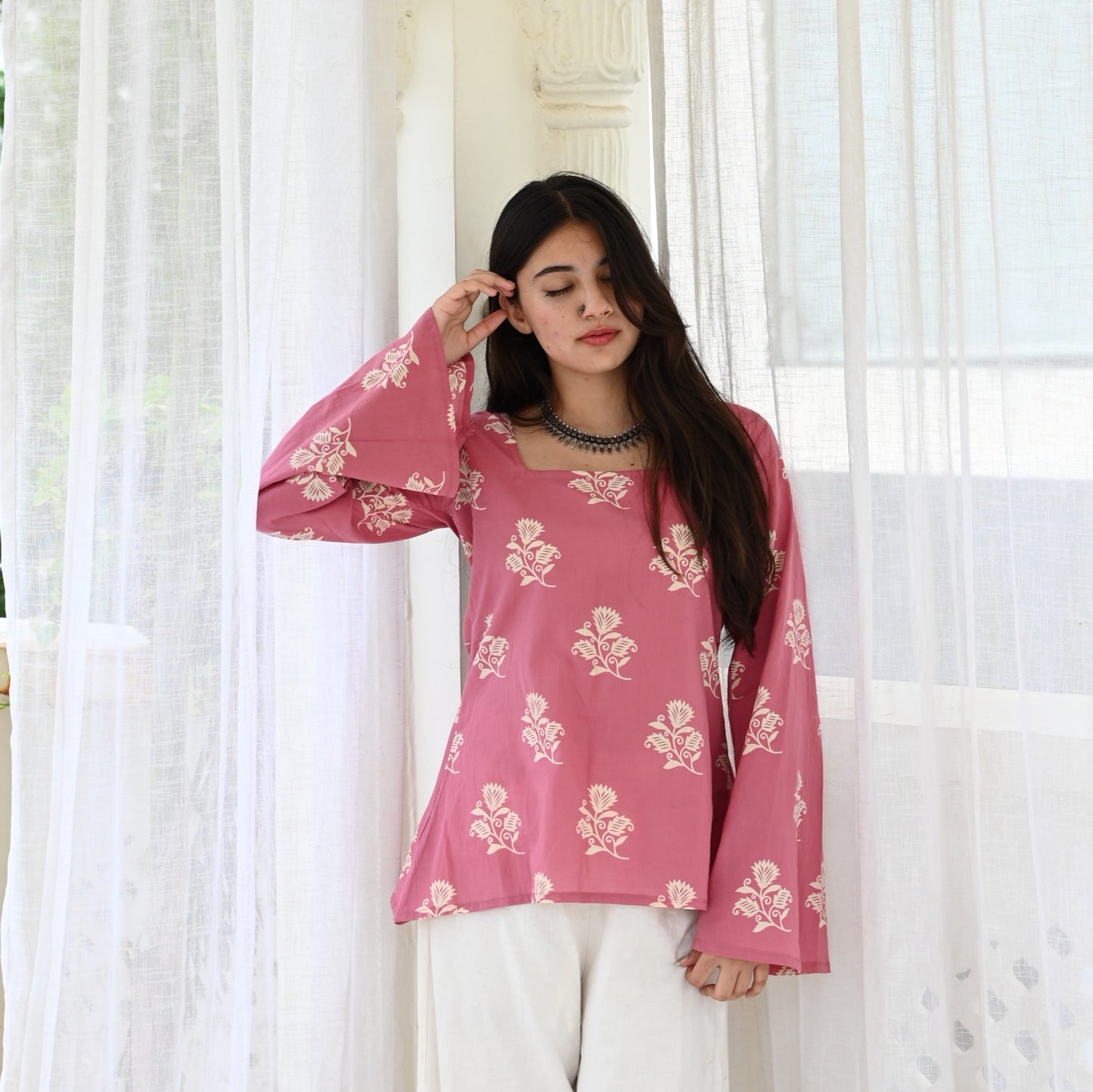AFSANA - Bell Sleeves Top