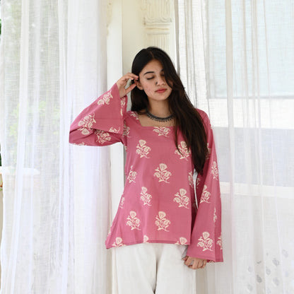 AFSANA - Bell Sleeves Top
