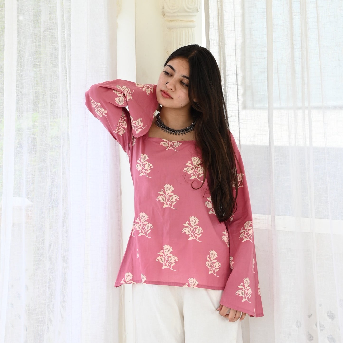 AFSANA - Bell Sleeves Top