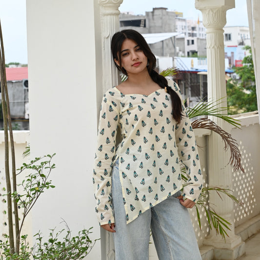 AAIRA  Asymmetrical Kurti